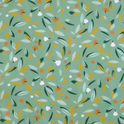 Printed Cotton TSIPA Rosemary / Green Multicolored